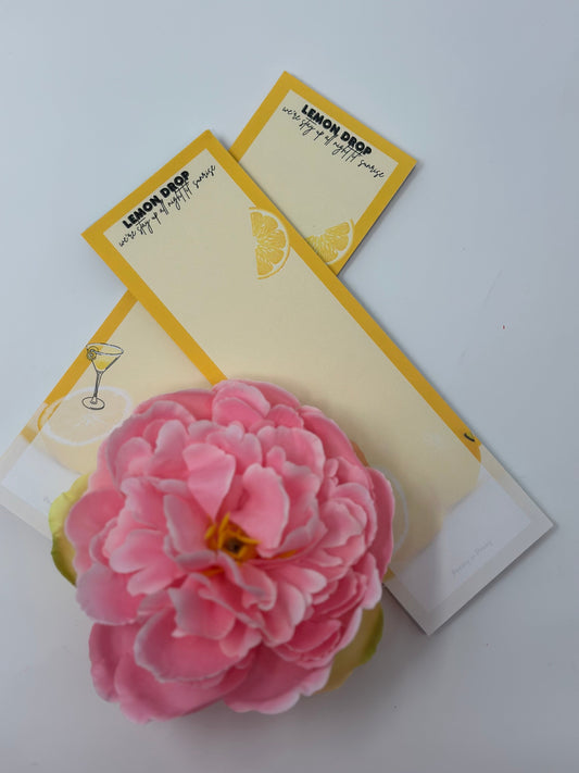 🍋 Lemon Drop Notepad – Ateez-Inspired Brightness!