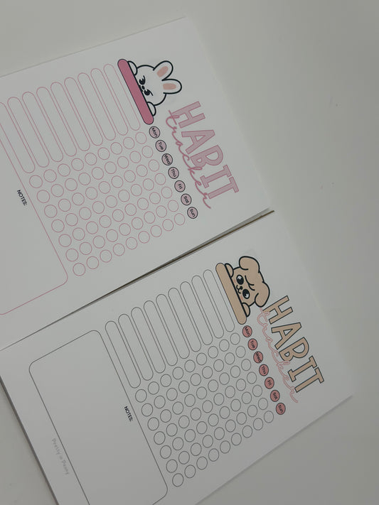 🐾 SKZOO Habit Tracker Notepad