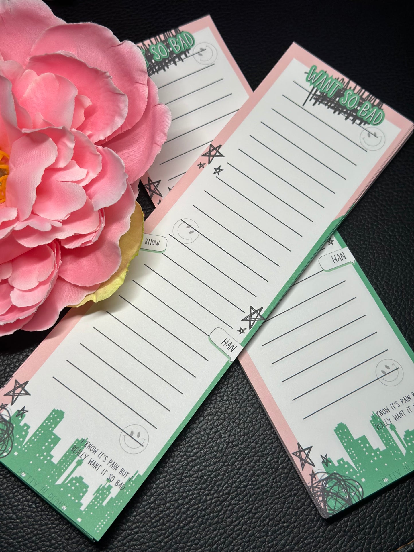 🎶 "Want So Bad" Unit Notepad –Minsung Inspired!