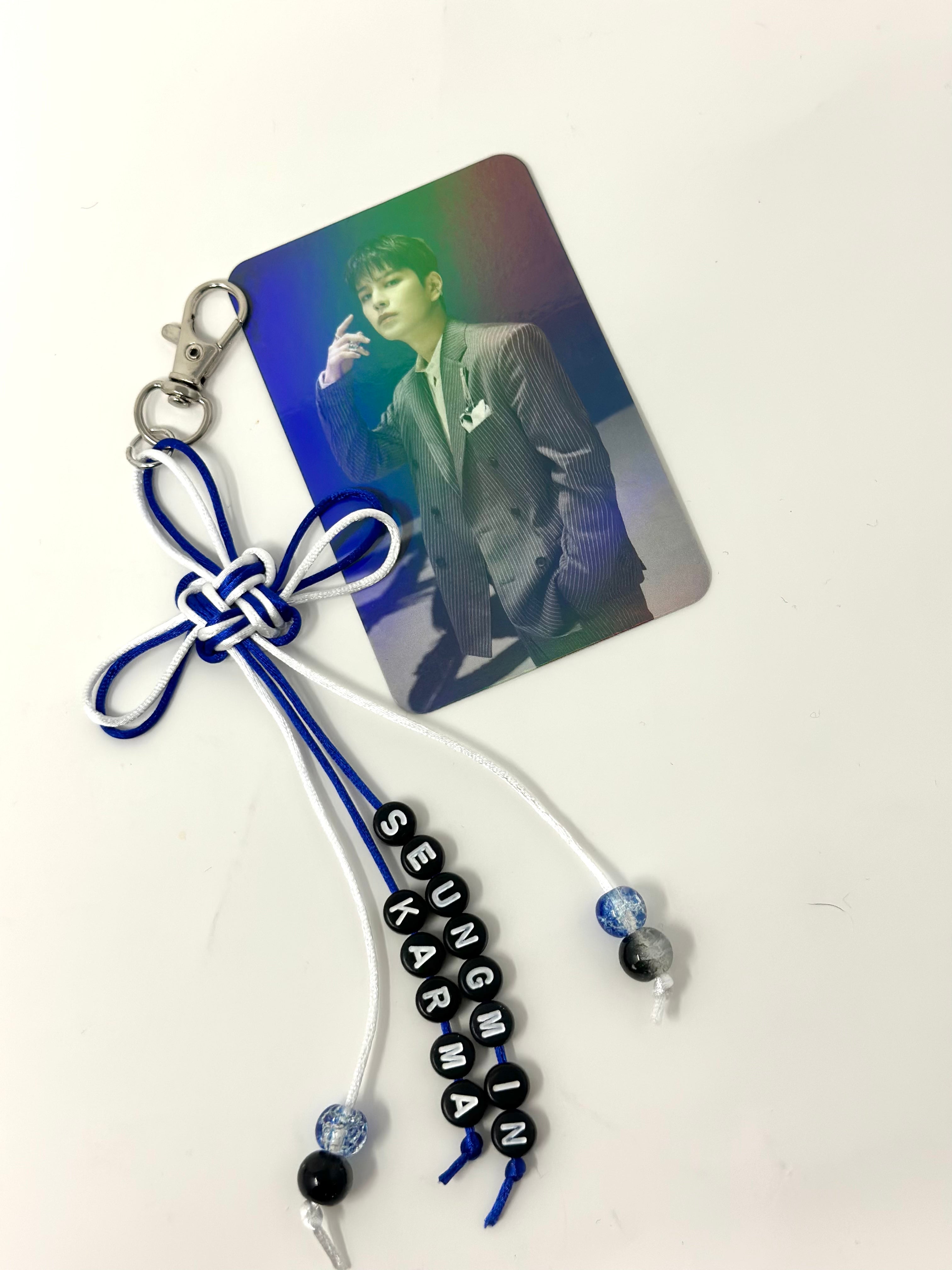 Karma-Inspired Stray Kids Lucky Knot Keychain – Customizable & Limited Edition! 🧵✨-thumbmail-3