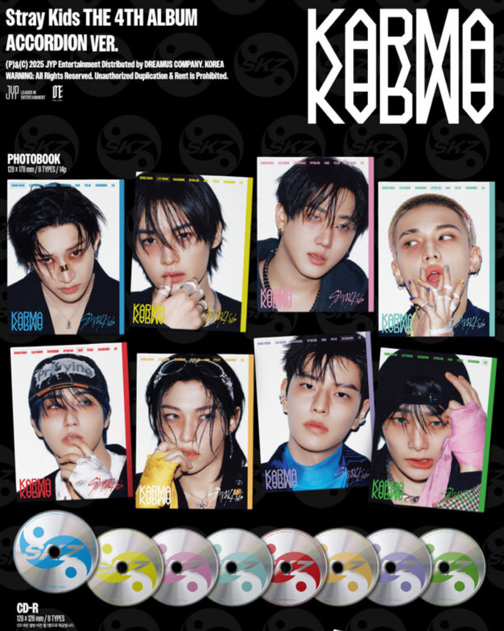 STRAY KIDS - KARMA 4TH ALBUM ACCORDION VER