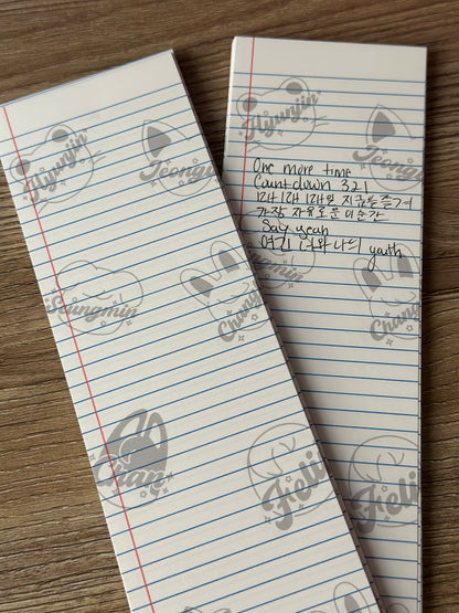📓 SKZOO OT8 Notebook Paper Notepad – For STAYs Who Take Cute Notes! 🐾