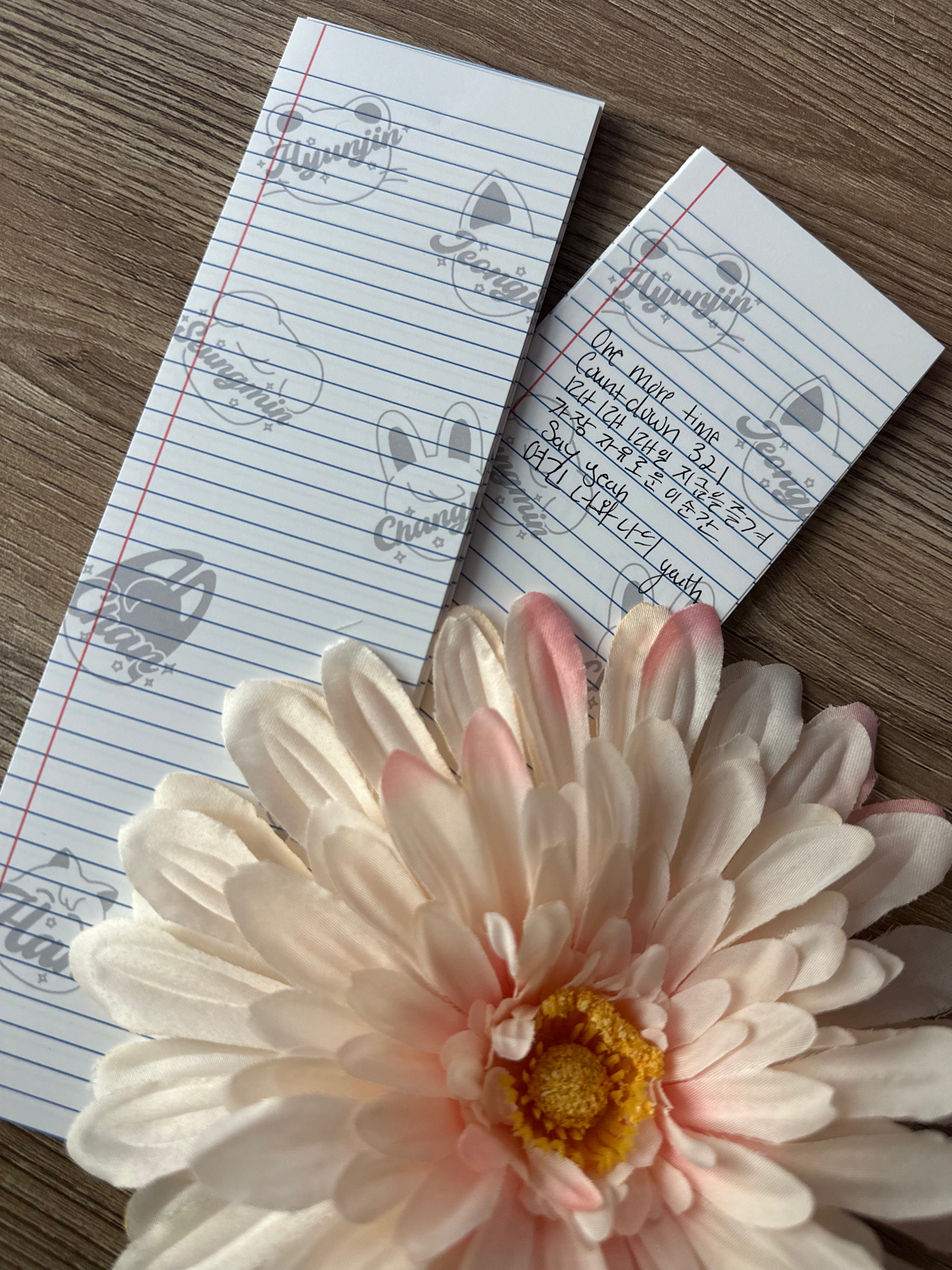 📓 SKZOO OT8 Notebook Paper Notepad – For STAYs Who Take Cute Notes! 🐾-thumbmail-2