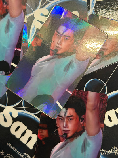 🔥San (ATEEZ) “Adrenaline” Music Core Lomo Photocard