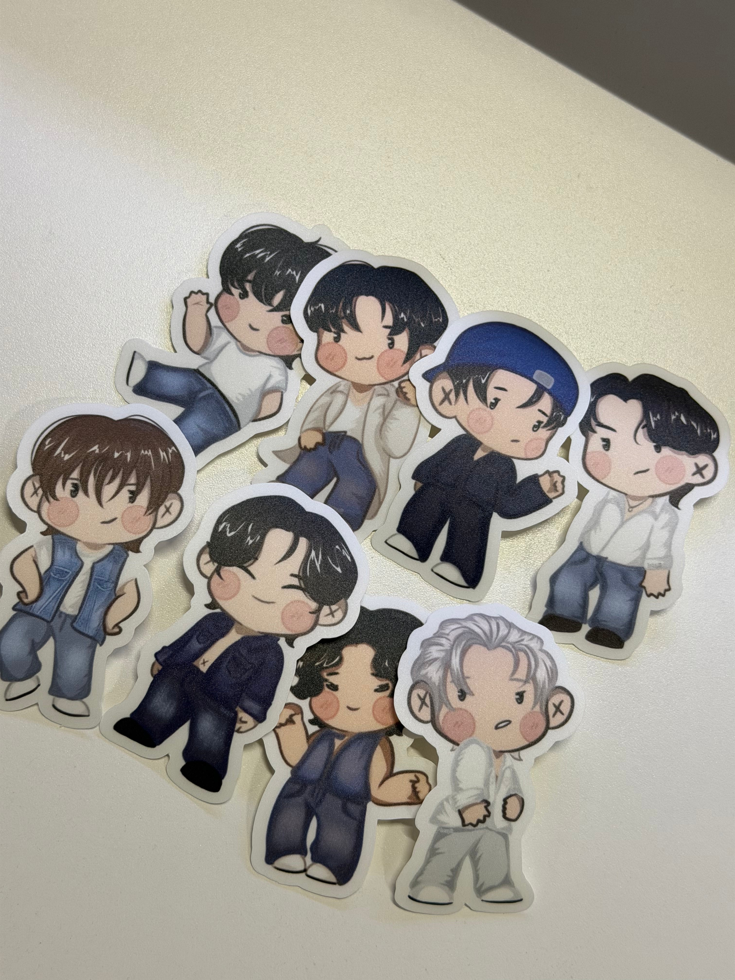 🍋 Lemon Drop Chibi ATEEZ MV Stickers-thumbmail-2