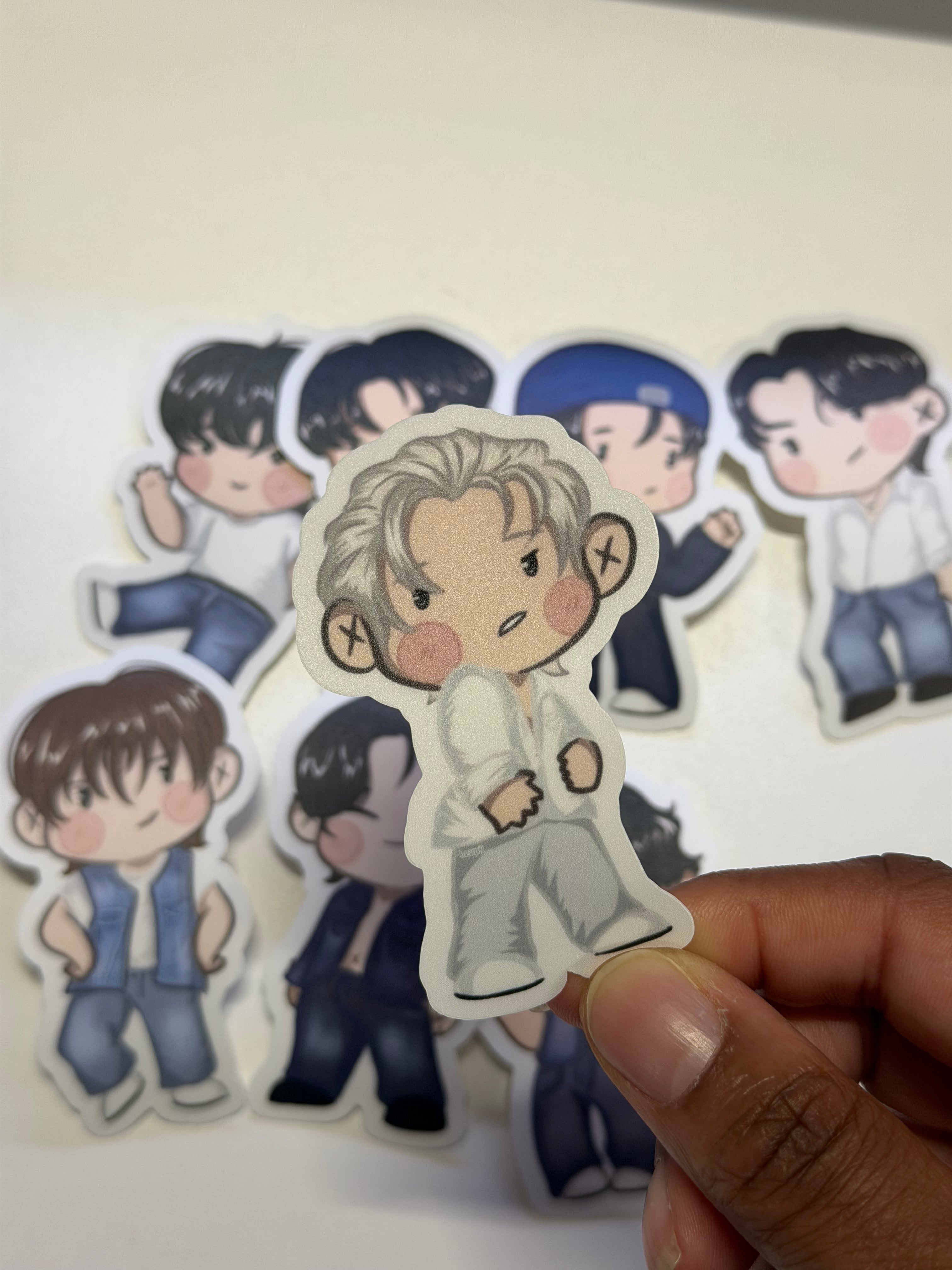 🍋 Lemon Drop Chibi ATEEZ MV Stickers