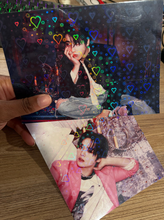 Stray Kids 5x7 Holographic DO IT Concept Photo Prints Barbie Ver