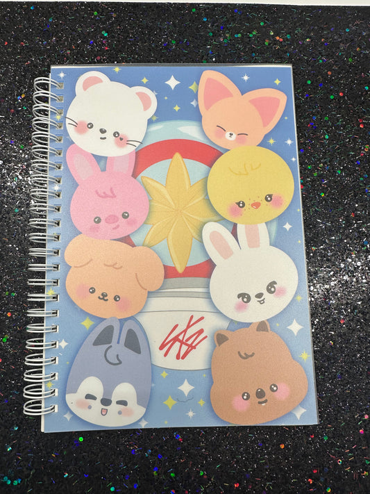 Cute Swishy SKZOO Reusable Sticker Book 📖