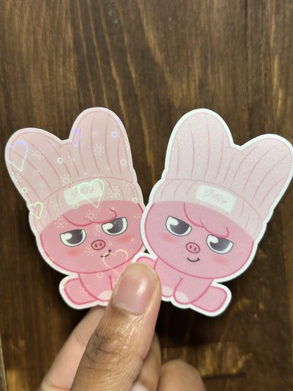 🐾 SKZOO with Beanies Vinyl Sticker – Cozy Looks, Ultimate Bias Energy! 🧢