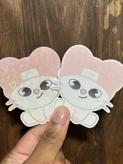 🐾 SKZOO with Beanies Vinyl Sticker – Cozy Looks, Ultimate Bias Energy! 🧢