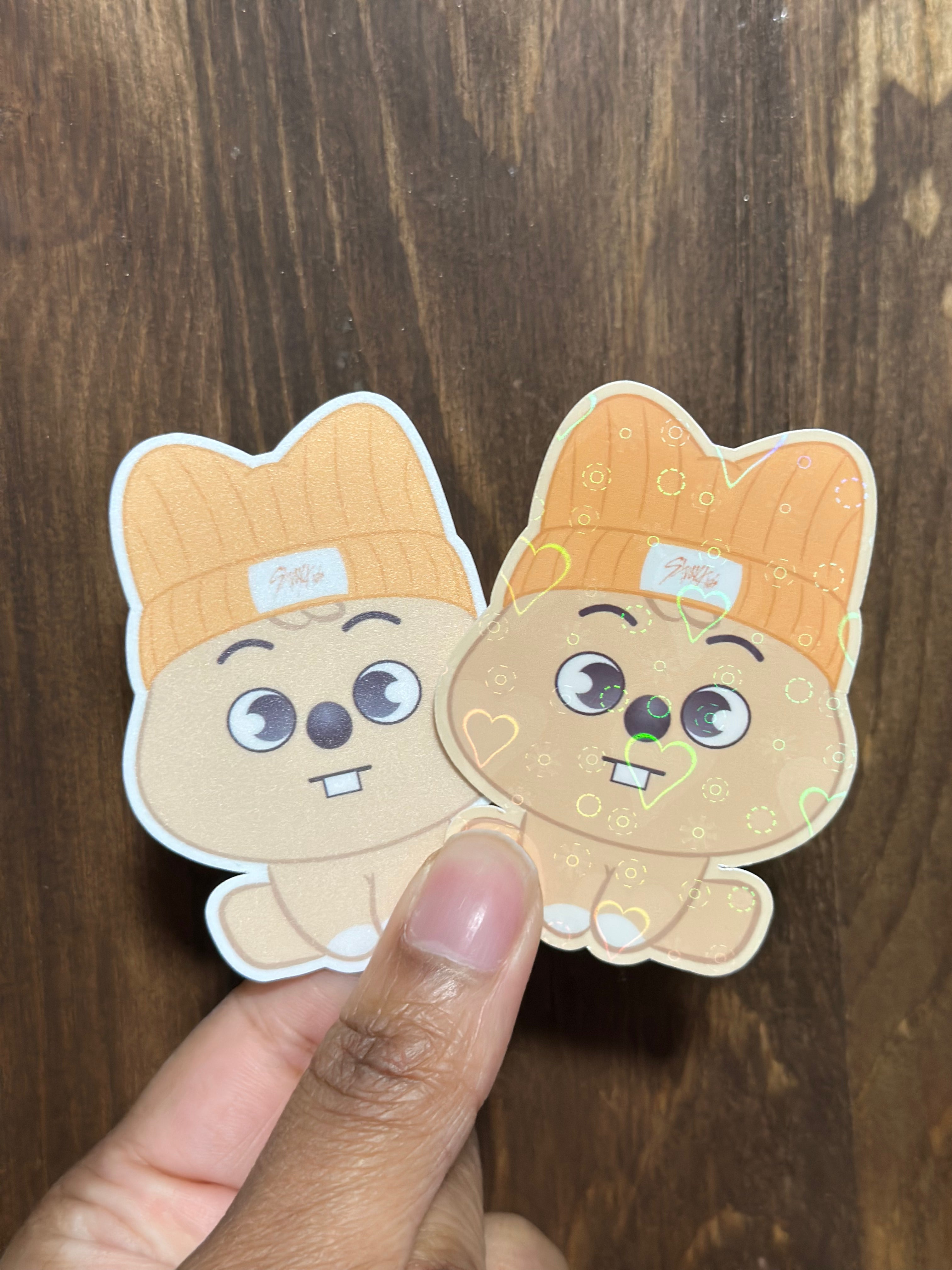 🐾 SKZOO with Beanies Vinyl Sticker – Cozy Looks, Ultimate Bias Energy! 🧢-thumbmail-6