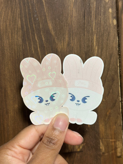 🐾 SKZOO with Beanies Vinyl Sticker – Cozy Looks, Ultimate Bias Energy! 🧢