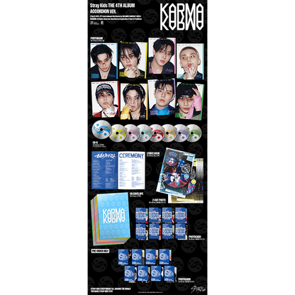 STRAY KIDS - KARMA 4TH ALBUM SOUNDWAVE GIFT ACCORDION VER