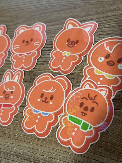 🍪❄️ SKZOO Gingerbread Stickers