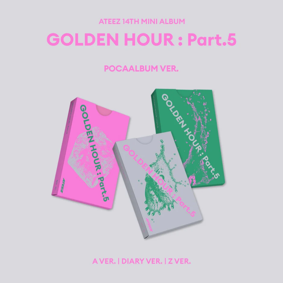 [Pre Order] ATEEZ – 14th Mini Album [GOLDEN HOUR : Part. 5] (POCAALBUM VER.)