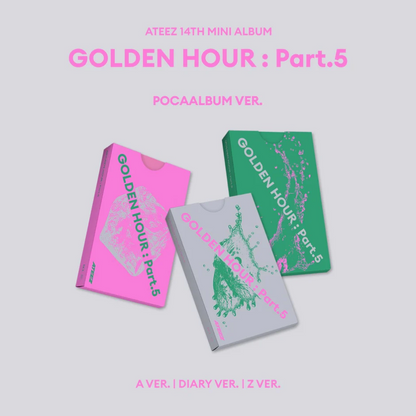 [Pre Order] ATEEZ – 14th Mini Album [GOLDEN HOUR : Part. 5] (POCAALBUM VER.)