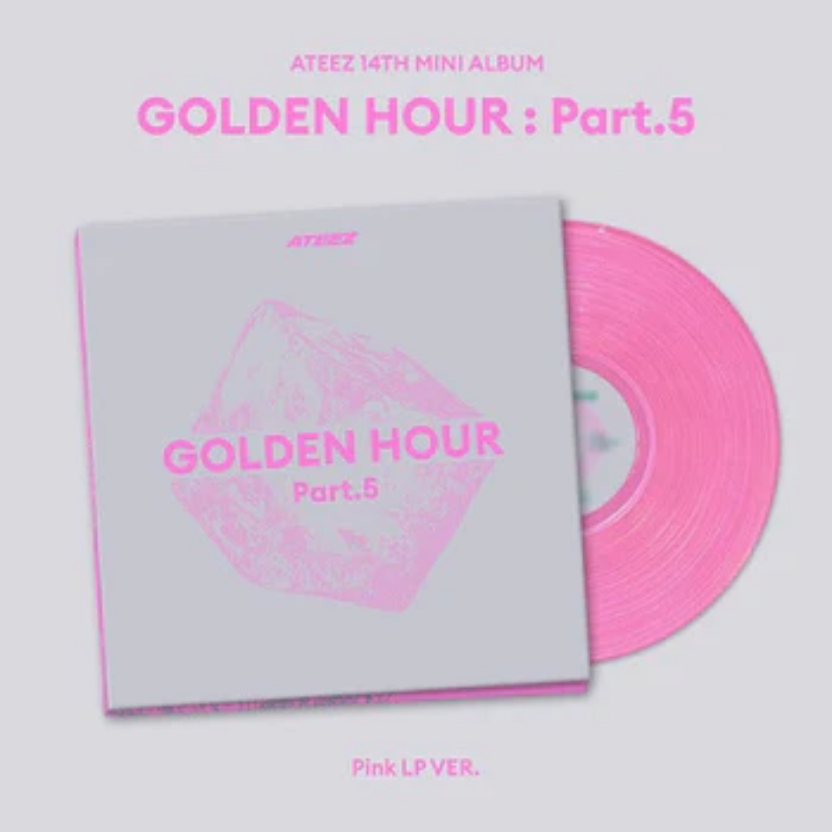 [Pre Order] GOLDEN HOUR : PART.5 14TH MINI ALBUM PINK LP VER-thumbmail-1