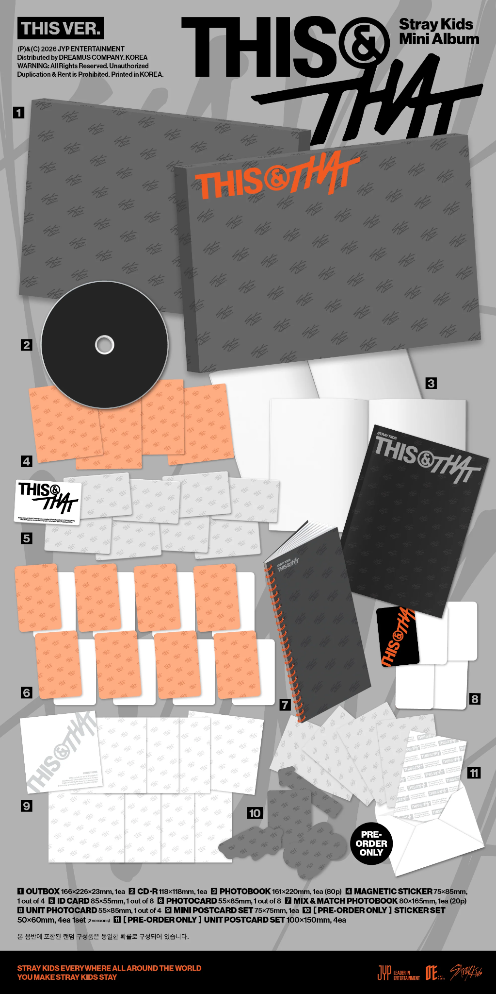 [Pre-Order] STRAY KIDS - THIS & THAT 10TH MINI ALBUM-thumbmail-2