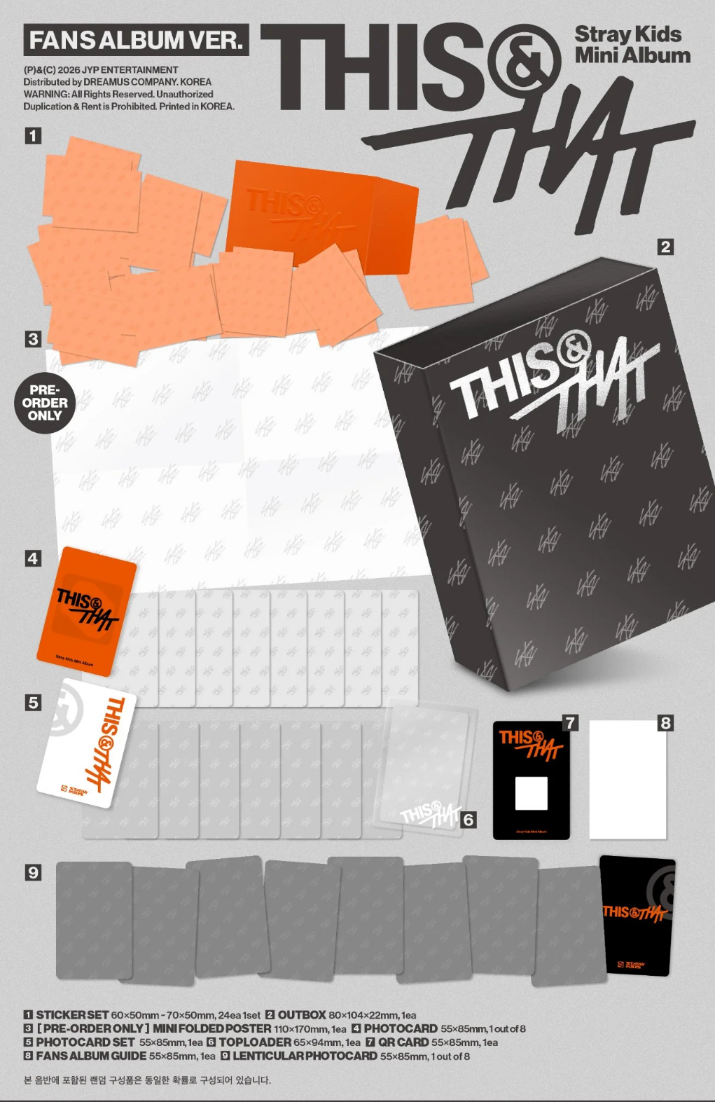 [Pre-Order] STRAY KIDS - THIS & THAT 10TH MINI ALBUM (Fan Album Ver)-thumbmail-2