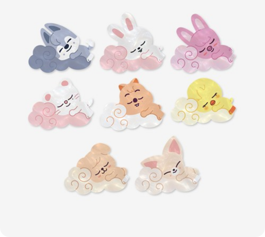 [Pre Order] SKZOO ACRYLIC HAIR CLIP Stray Kids World Tour RUN IT MD
