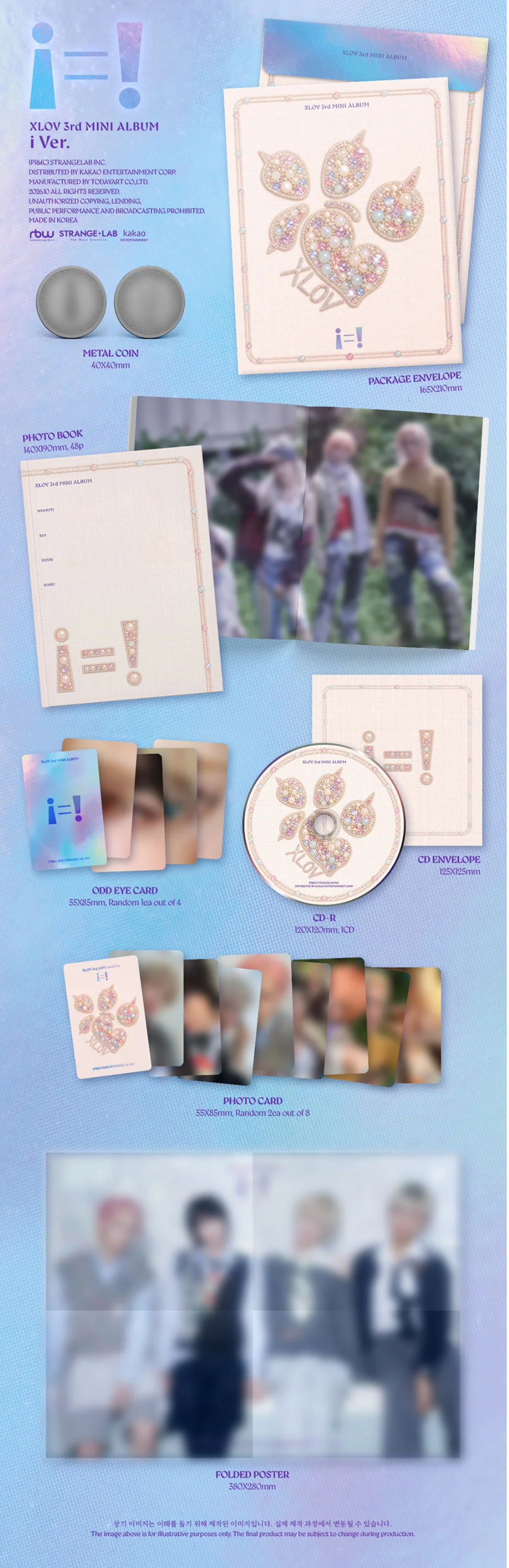 [Pre Order] XLOV - I=! 3RD EP ALBUM I VER-thumbmail-2