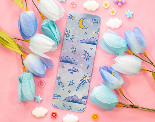 🌌 Celestial Galaxy Bookmark – Glossy & Double-Sided! ✨
