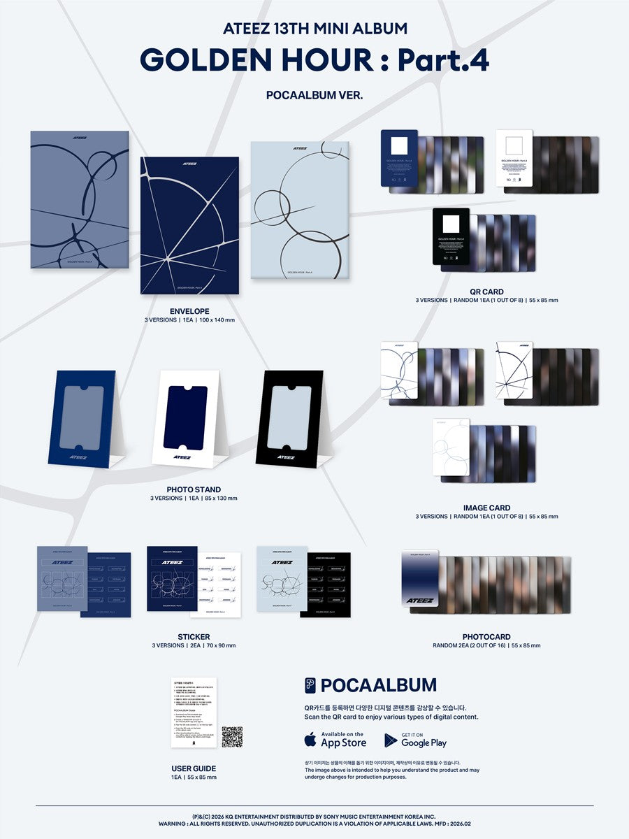 ATEEZ – 13th Mini Album [GOLDEN HOUR : Part.4] (POCAALBUM VER.)-thumbmail-2