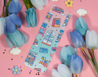 📚 Library Bookmark – Glossy & Double-Sided! 🏛️