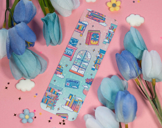 📚 Library Bookmark – Glossy & Double-Sided! 🏛️