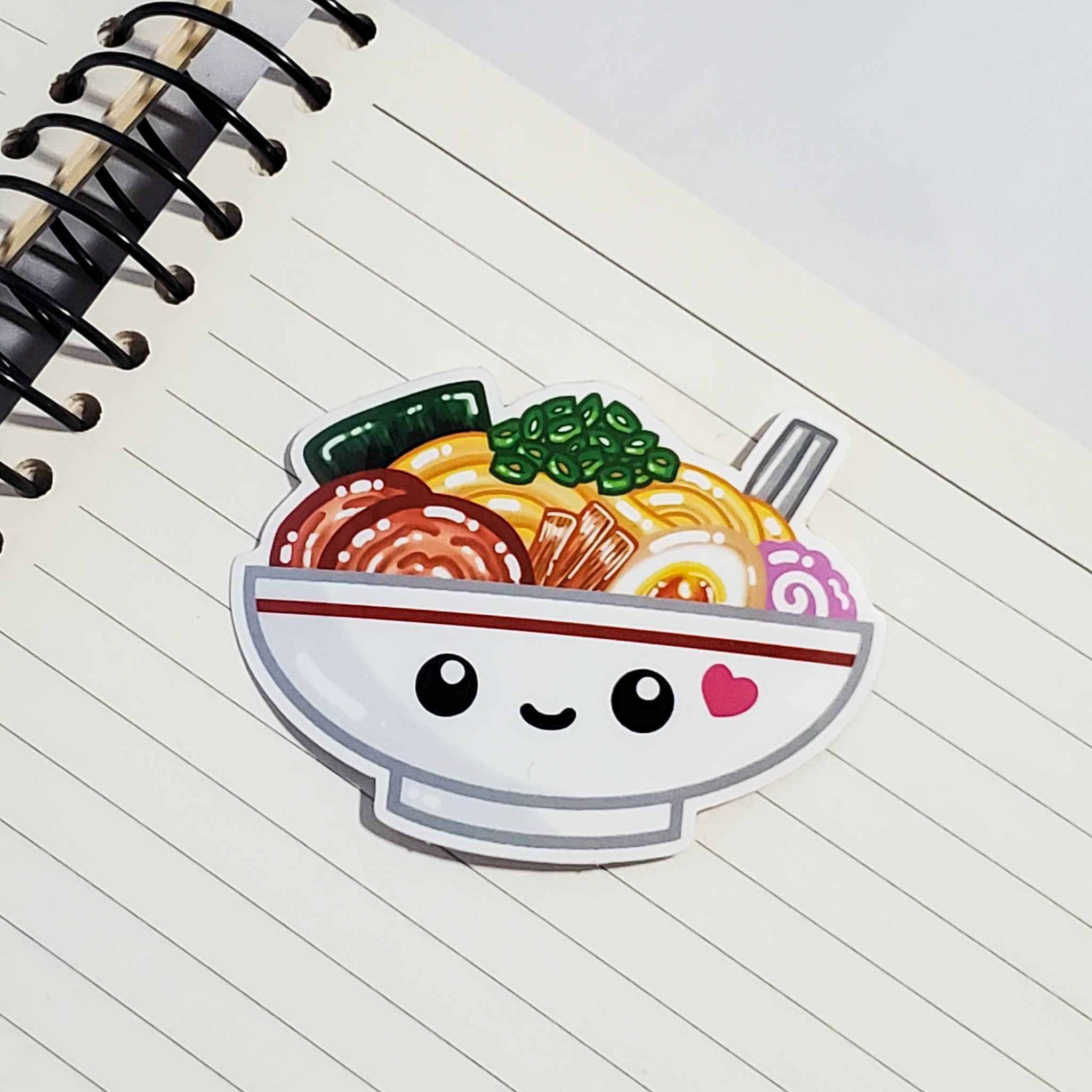 Udon Noodles Ramen Vinyl Sticker | Cute Kawaii Asian food-thumbmail-2