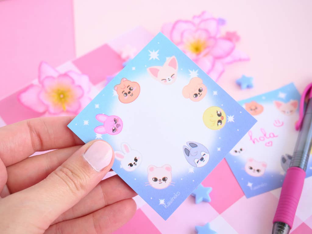 🐾 SKZOO Cute Animals Sticky Notes – Stay Soft, Stay Organized! 🎶-thumbmail-4