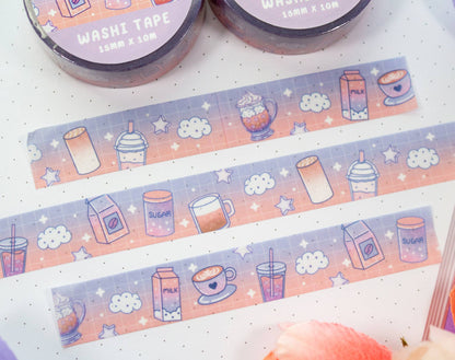 ☕ Coffee Shop Washi Tape – Cozy Café Vibes!