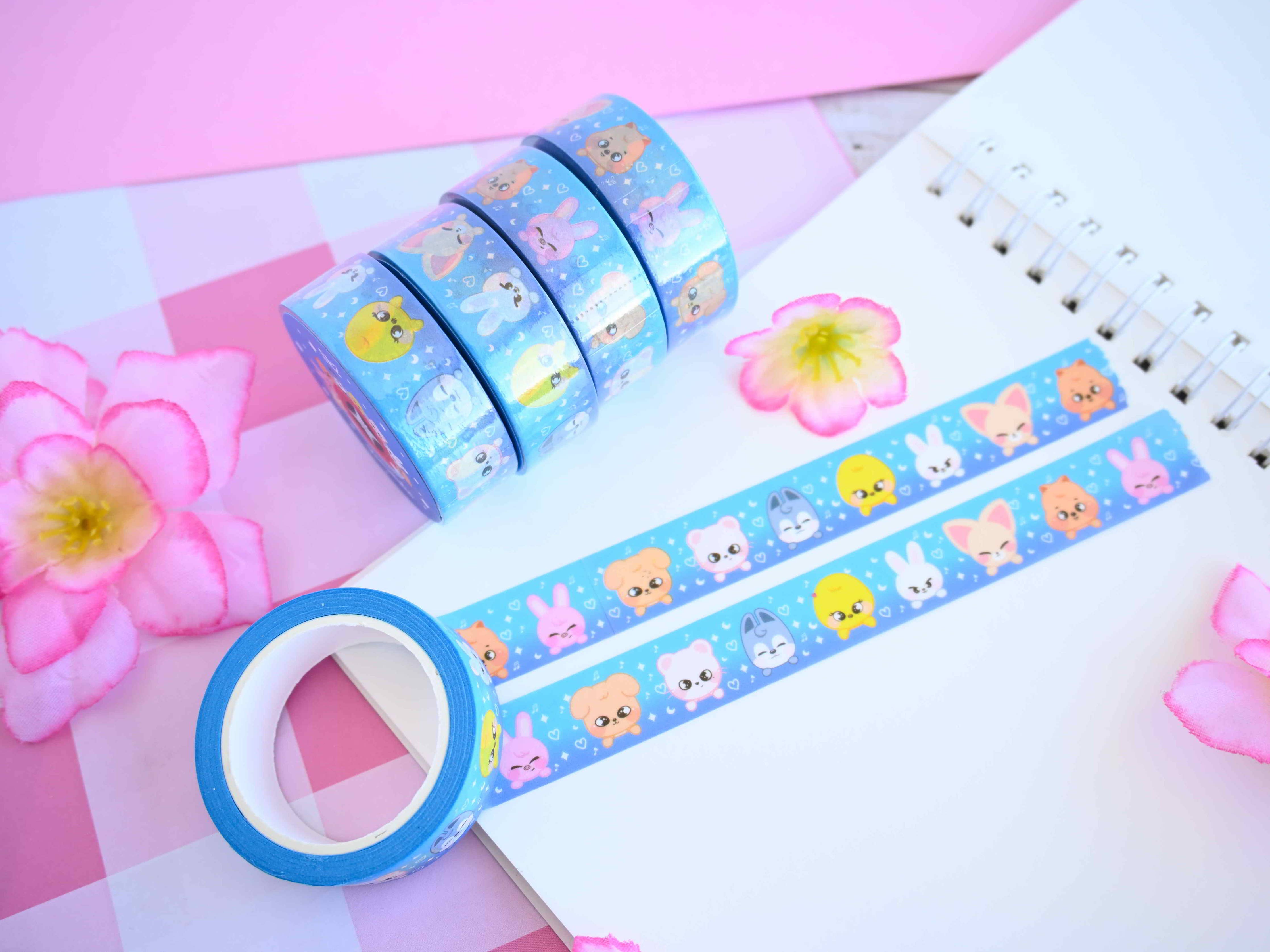 🎀 SKZOO Washi Tape – Adorable Idol Friends! 🌸-thumbmail-3