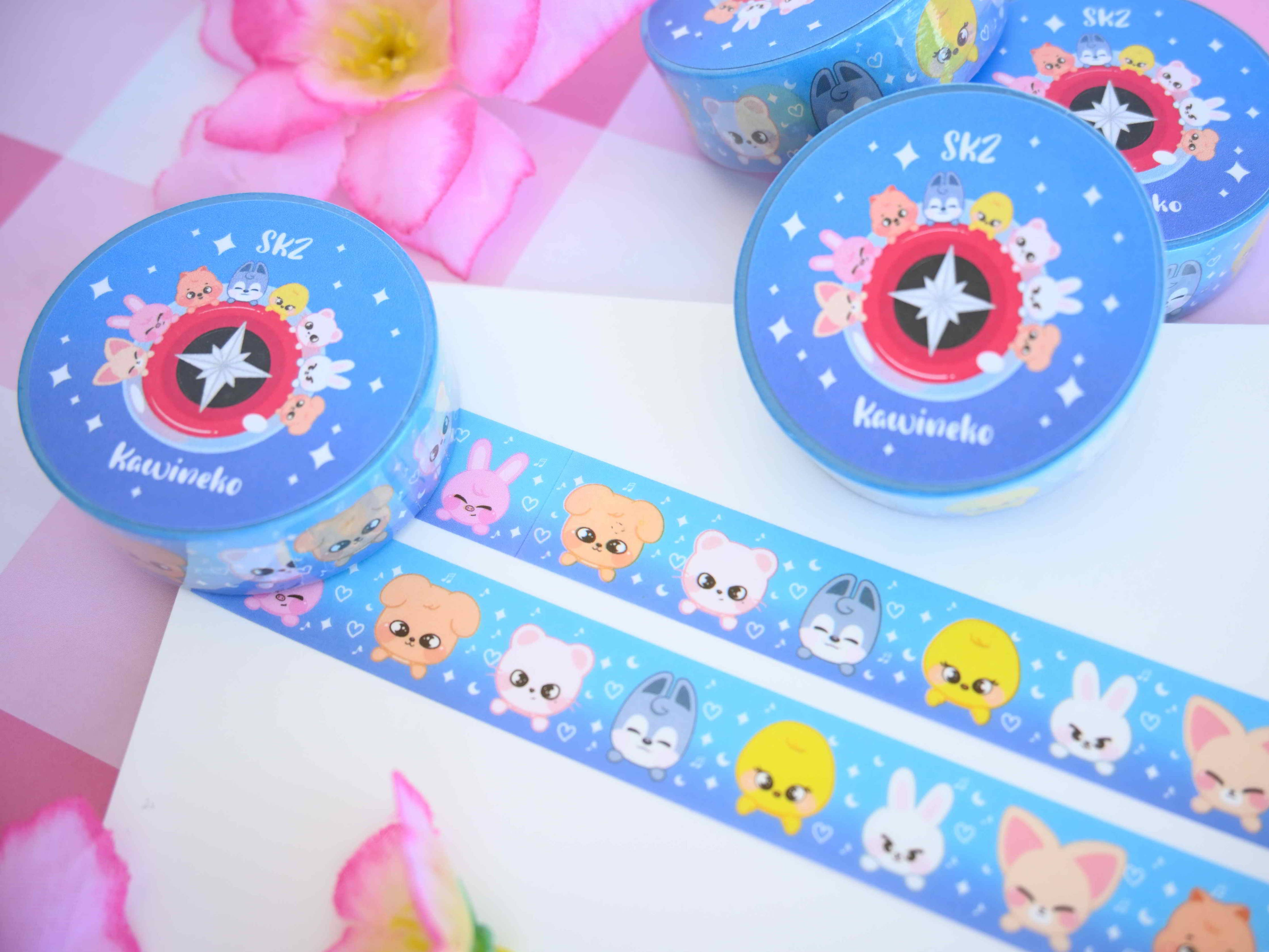 🎀 SKZOO Washi Tape – Adorable Idol Friends! 🌸-thumbmail-7