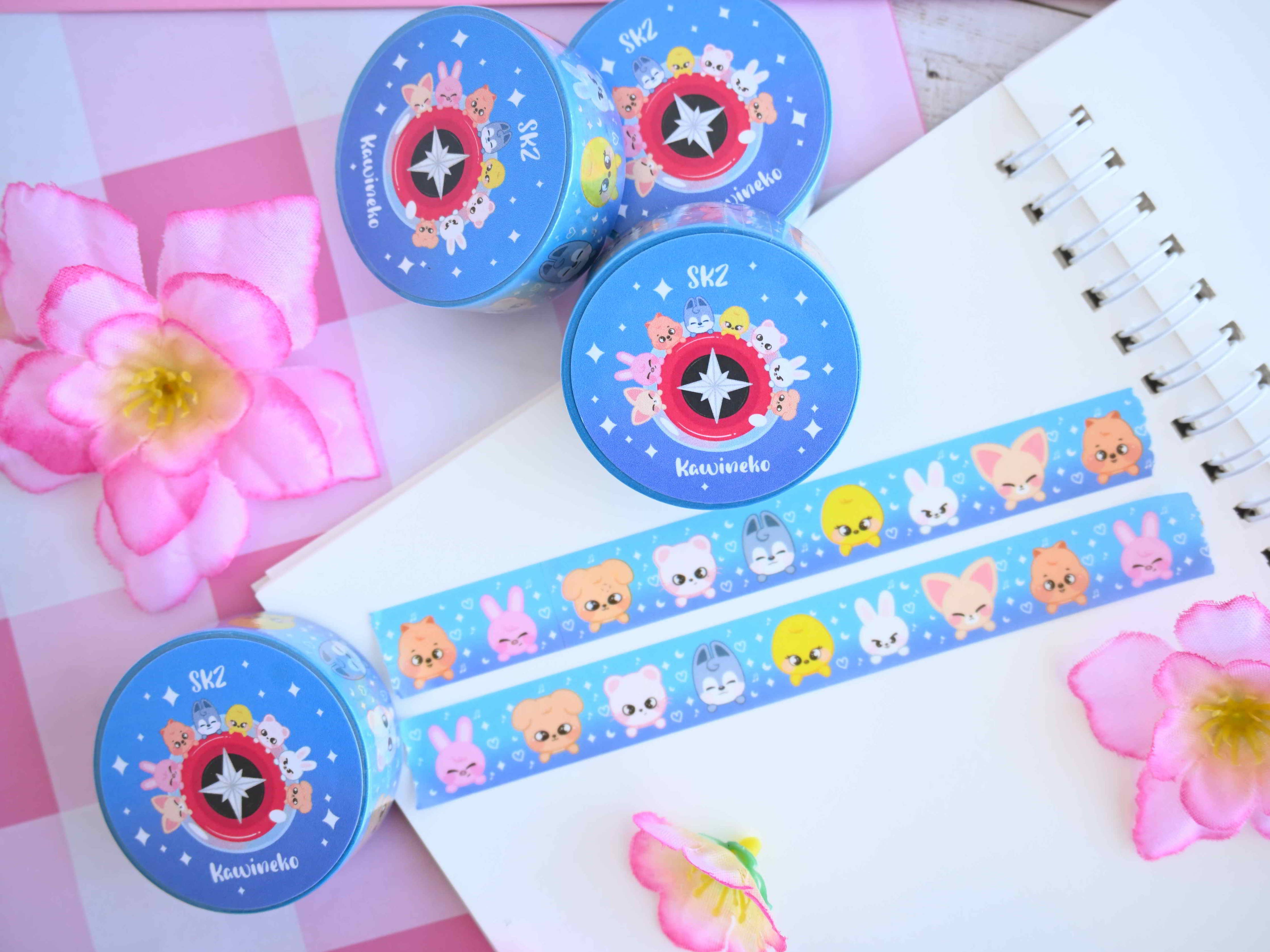 🎀 SKZOO Washi Tape – Adorable Idol Friends! 🌸-thumbmail-5