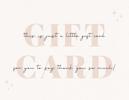 Pretty In Peony Gift Card